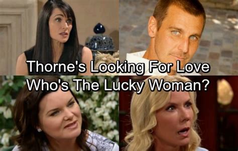 The Bold And The Beautiful Spoilers Thorne S Back November Sweeps Looking For Love Will He