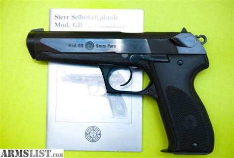 Armslist For Sale Steyr Gb Wonder Nine 9mm