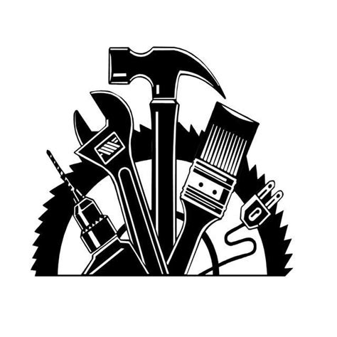Construction General Contractor Logos Clipart Handyman Logo Clipart