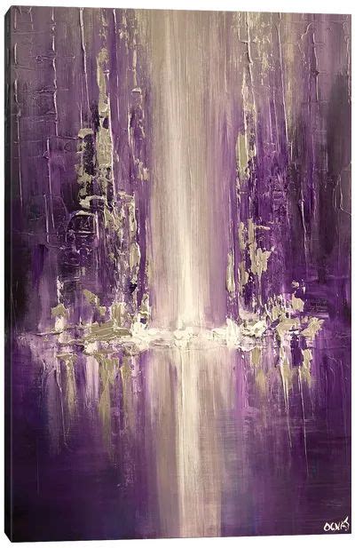 Contemporary Fine Art Canvas Art Icanvas In 2020 Purple Canvas Art