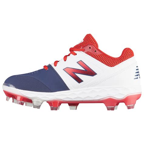 New balance black white cleats 3000 revlite. New Balance Synthetic Spvelov1 Tpu Low Molded Cleats Shoes in Red/White Blue (Red) - Lyst