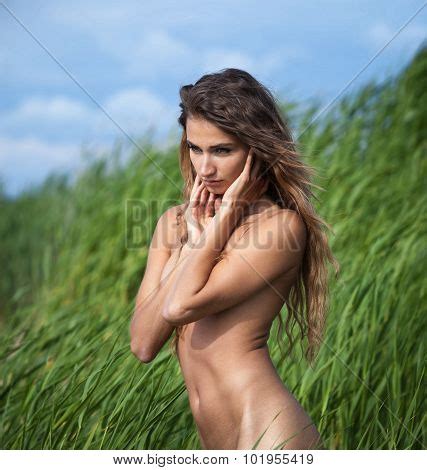 Nude Woman On Nature Image Photo Free Trial Bigstock
