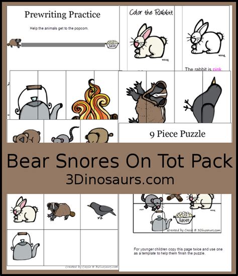 Bear Snores On Free Printables Printable Word Searches