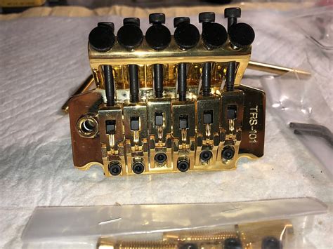 Takeuchi Trs 101 Floyd Rose Tremolo Gold Reverb