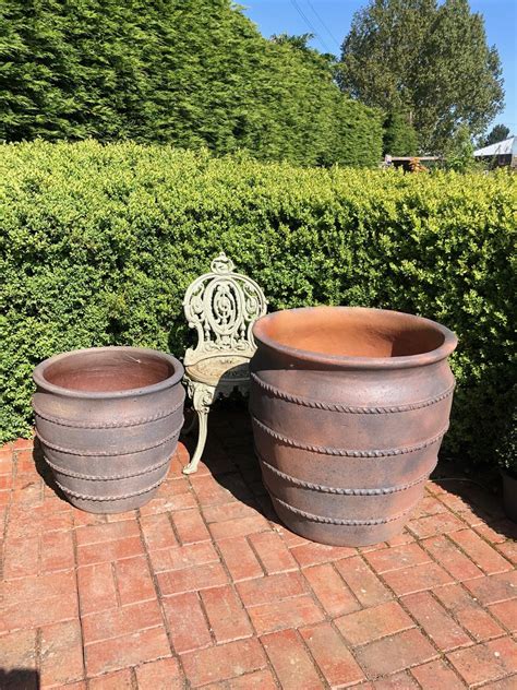 Lovely Large Handmade Terracotta Pots