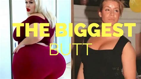 Meet The Woman Who Is Desperate For The Biggest Butt In The World Youtube