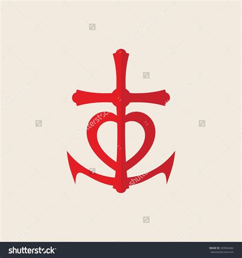 *patterns are in black and white symbols. faith love hope insignia | Symbol, Faith, Hope, Love Stock ...