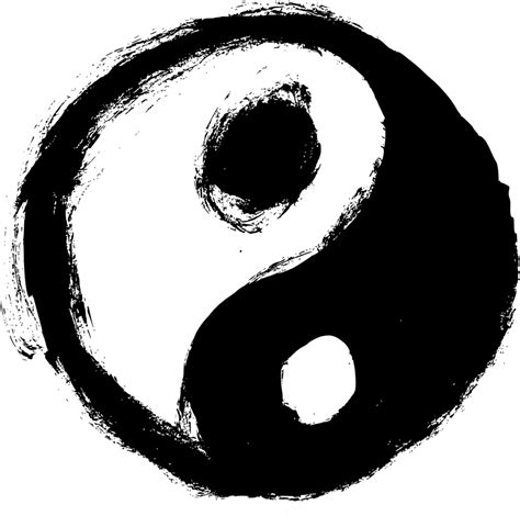 Yin Yang Symbol On Png No Background Pngstrom