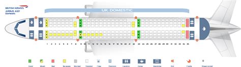 Seat Map Airbus A321 200 British Airways Best Seats In Plane