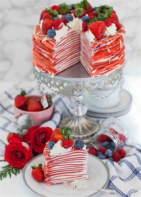 Red Velvet Crepe Cake Recipe Video Tatyanas Everyday Food