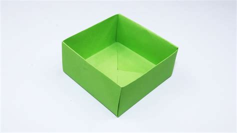 How To Make Origami Masu Box Easy Paper Masu Box For Begginers Youtube