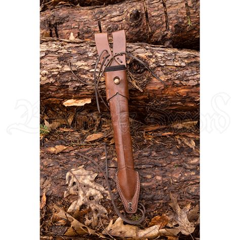 Larp Leather Dagger Scabbard Mci 3293 By Medieval Swords Functional