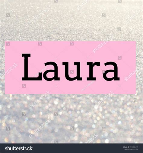 Laura Name Text 3d Illustrations Stock Illustration 1911588157