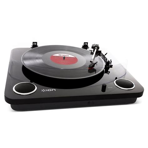 Ion Max Lp Usb Turntable With Integrated Speakers Black Nearly New