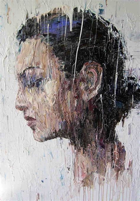 Artist Applies And Deconstructs Oil On Canvas To Create Beautiful