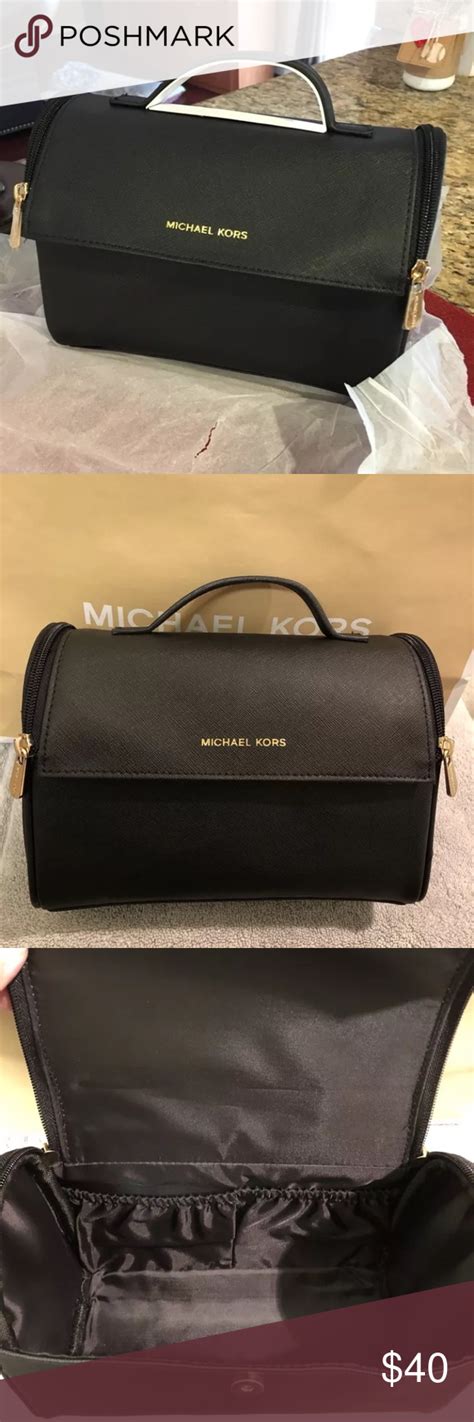 Michael Kors Makeup Bag Authentic Michael Kors Limited Large Double