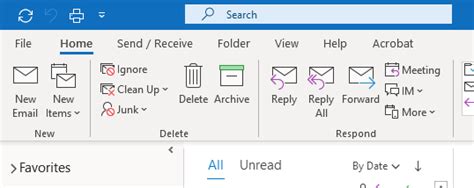 Search Bar For Messages In Outlook Has Disappeared Microsoft Community