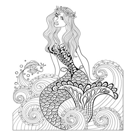 Coloring Pages Of Anime Mermaids