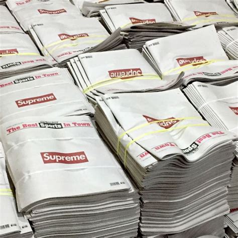Supreme Takes Over The Cover Of The New York Post