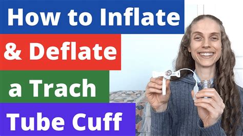 How To Inflate Or Deflate A Cuff On A Tracheostomy Tube Shorts Life