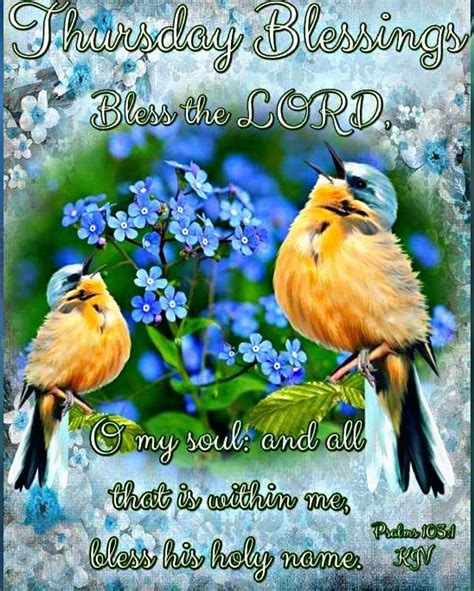 Bless The Lord Thursday Blessings Pictures Photos And Images For