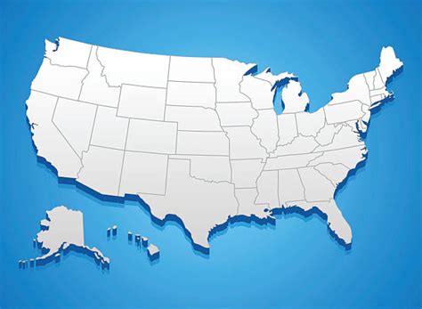 Best 3d Usa Map Illustrations Royalty Free Vector Graphics And Clip Art