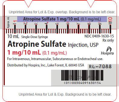 Atropine is a muscarinic antagonist used to treat poisoning by muscarinic agents, including organophosphates and other drugs. Atropine Sulfate (Hospira, Inc.): FDA Package Insert, Page 2