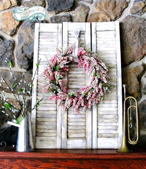 95 Projects What To Make With Window Shutters Funky Junk