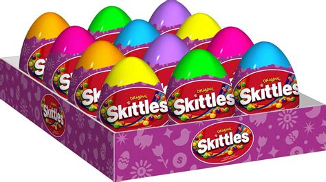 Skittles Original Candy Filled Easter Eggs Pack Of 12