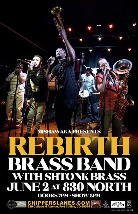 Grammy Award Winning Rebirth Brass Band W Shtonk Brass Chippers Lanes