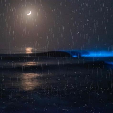 Moon Night Raining ☔️ Video Rain Photography Night Rain Beautiful