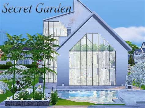 Sims Houses Secret Garden Симс Симс 4