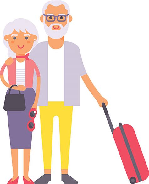Old Couple Clip Art Vector Images And Illustrations Istock