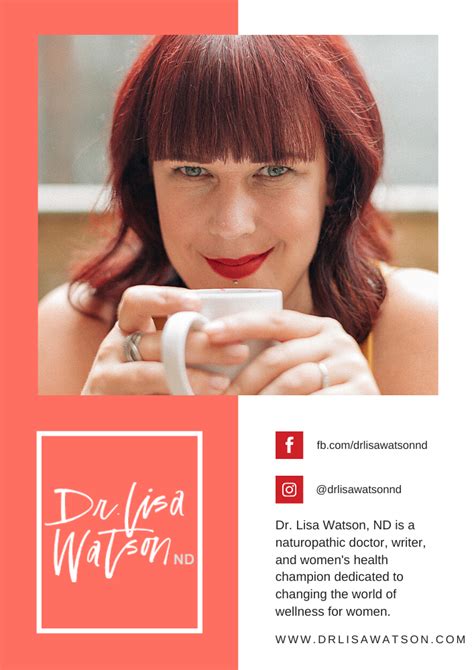 Dr Lisa Watson Nd Media Kit Dr Lisa Watson