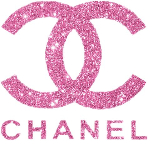 chanel png - Coco Chanel Logo Pink - Pink Glitter Chanel Logo png image