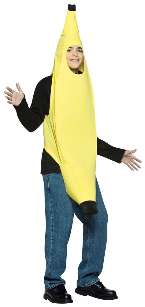 Rasta Imposta Yellow Banana Teen Sized One Piece Fruit Fun Costume