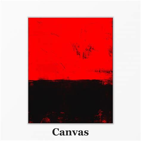 Red And Black Art Abstract Art Contemporary Art Abstract Etsy