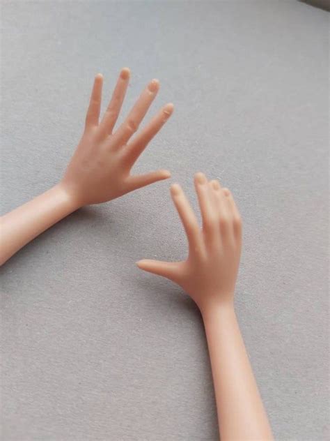 Barbie Arms Large Hands Doll Arms Rubber Plastic Recycled Upcycle