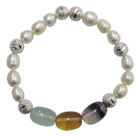 Pearlz Ocean Chamore 75 Fresh Water Pearl Bracelet At Rs 399pieces