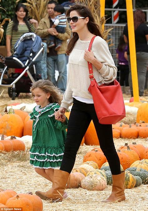 Michelle Monaghan And Daughter Willow Enjoy Pumpkin Play Date Daily