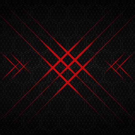 2048x2048 Resolution Red Flash Hexagon 4k Ipad Air Wallpaper