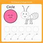 Circle Shape Worksheet Kindergarten