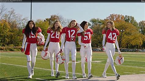 Victoria S Secret Angels Play A Little Football For Super Bowl Ad Orlando Sentinel