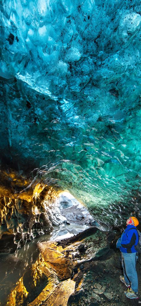 Vatnajokull Ice Caves Iphone Wallpapers Free Download