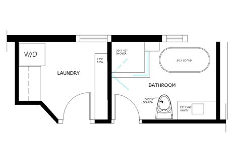 You don't need to be afraid of it. Bathroom Floor Plan Drawings | Home Decorating ...