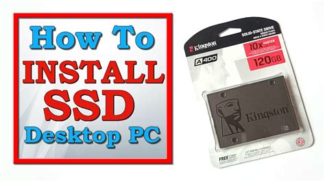 For reliability, build, and speed, go for the best ssds. How to install SSD in Desktop PC (Solid State Drive) - YouTube