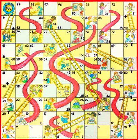 Chutes And Ladders Printable Customize And Print