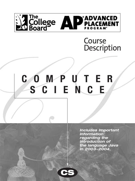 Computer science majors have the ability to apply their skills to practically any industry—automating processes and creating helpful software applications is almost universally useful. CD Computer Science 03 | Advanced Placement | Multiple Choice