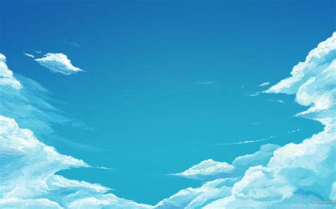 Anime Sky Blue 1920x1080 Hd Wallpapers And Free Stock Photo Desktop