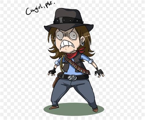 Red Dead Redemption Cartoon Character Fiction Animation Png 600x681px